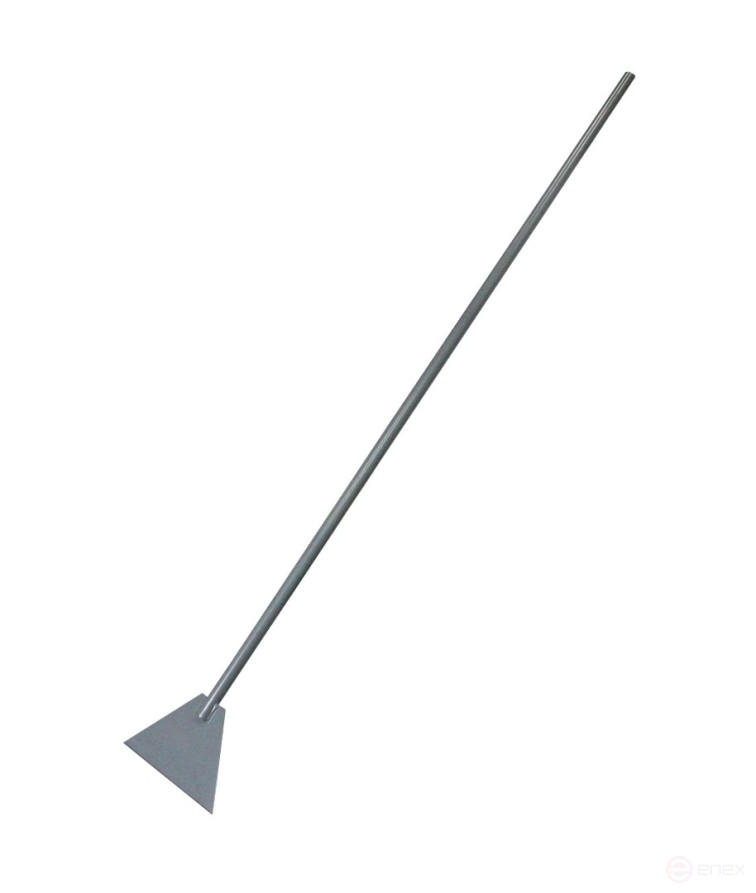ACG Ice scraper 810g, working part 19cm, with metal handle 120cm, 1028507
