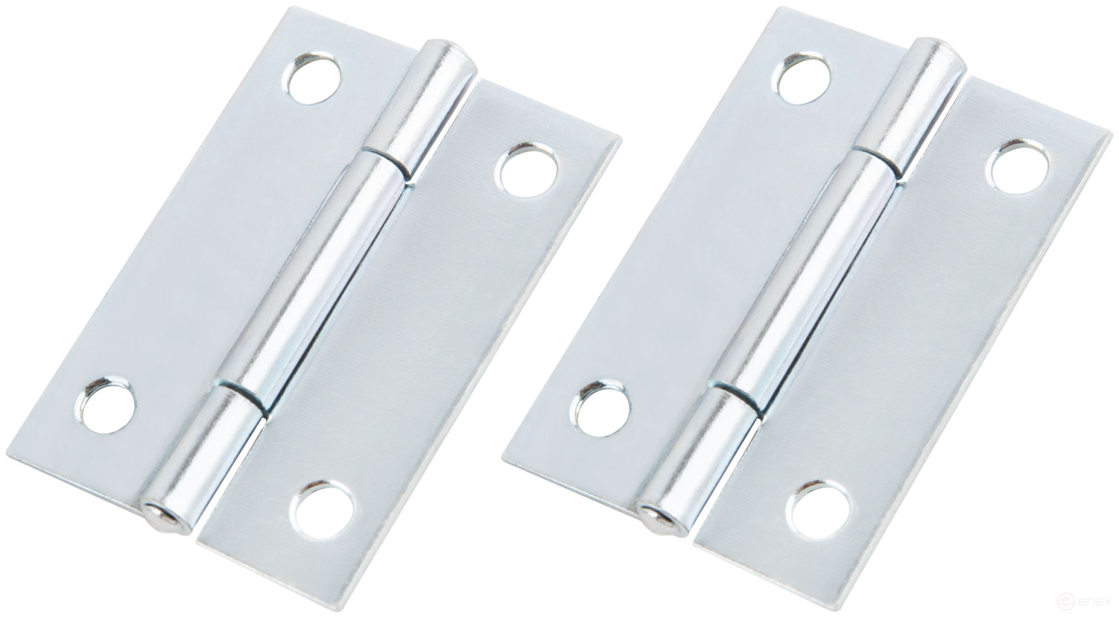 Universal hinges, set of 2 pcs., zinc 50 x 35 mm