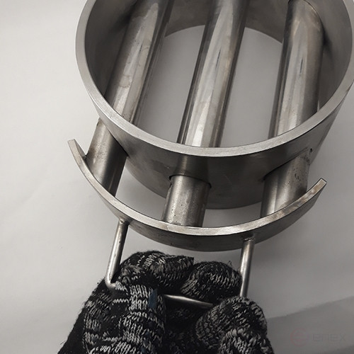 Магнитная решетка ПРОФ-МАГНИТ круглая с системой очистки, 150х80 мм, 3 стержня