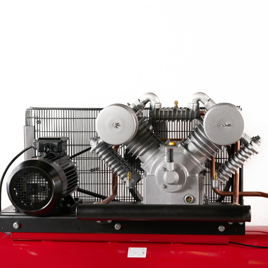 Compressor ROSSVIK SB4/F-500.LT100/16-7.5, 1000l/min, 16bar, receiver 500L, 380V/7.5kW RAL3001 RED