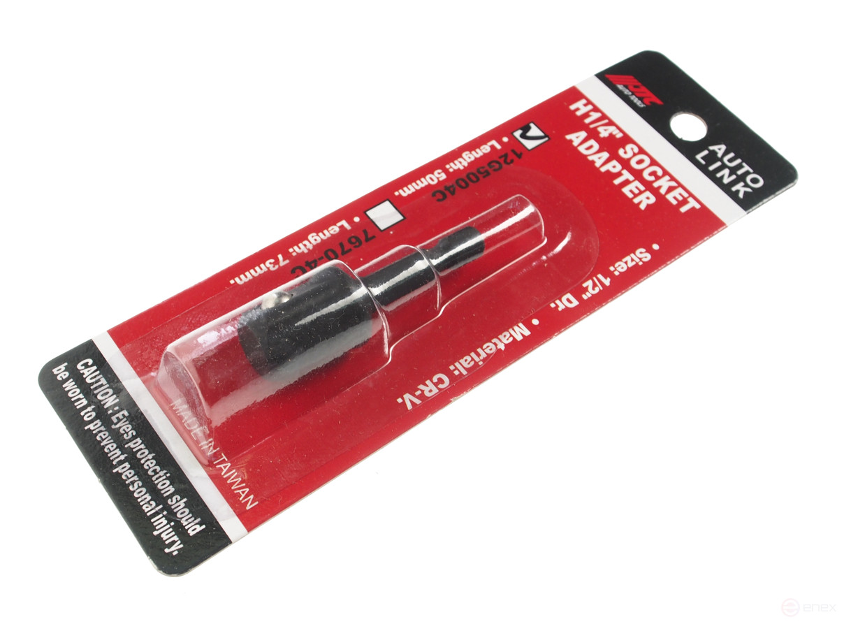 Адаптер для торцевых головок 1/2"x50мм в блистере JTC