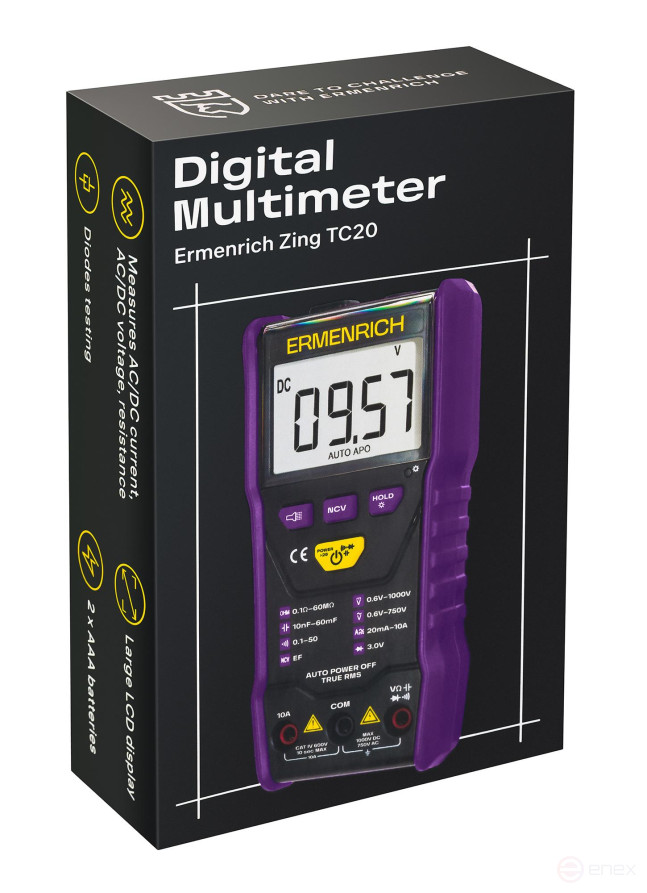 Ermenrich Zing TC20 Digital Multimeter