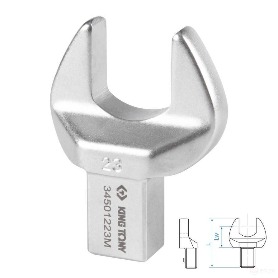 Horn nozzle "FIT" series, 23 mm, 14x18 mm KING TONY 34501223M