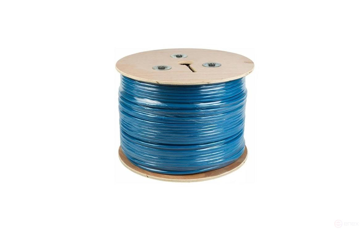 Кабель витая пара FTP 4 нг-LSHF CAT5E 24AWG Cu Ripo Standart , 305м.,Fluke (КВСПВэ-5e LS нг (А)-HF 4*2*0.5), синий