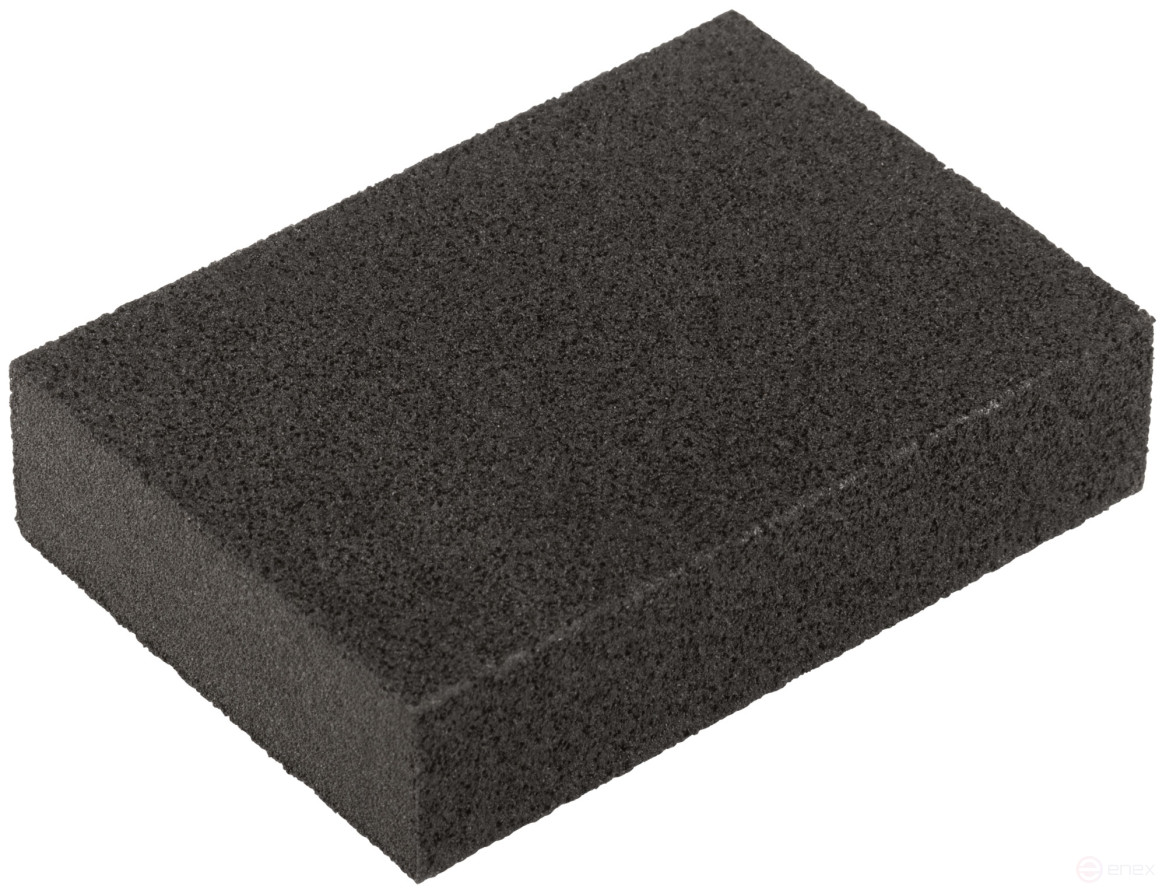 Aluminum oxide grinding sponge, 100x70x25 mm, P 80