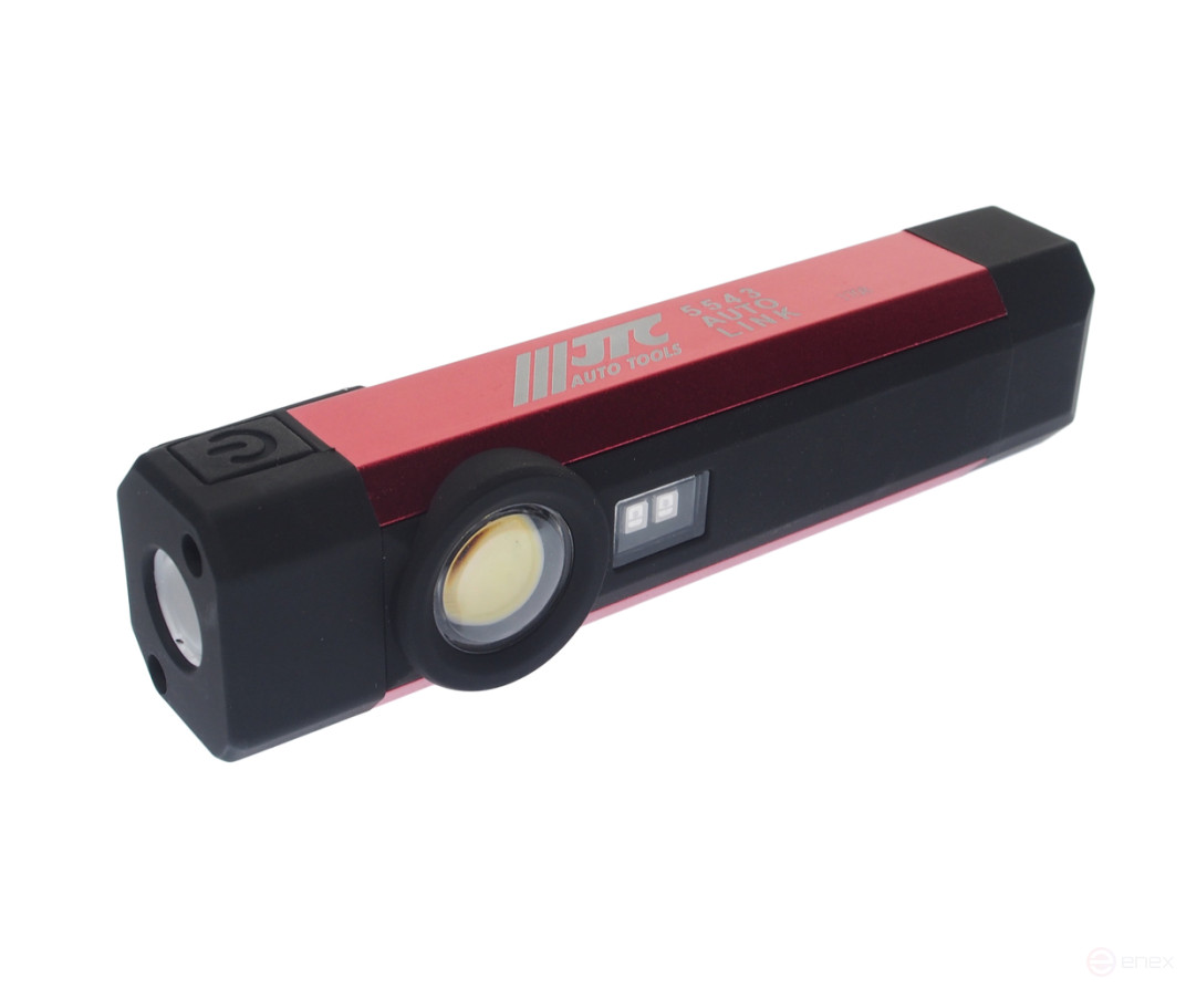 Portable LED lamp (2 LEDs) with ultraviolet illumination on a JTC magnet