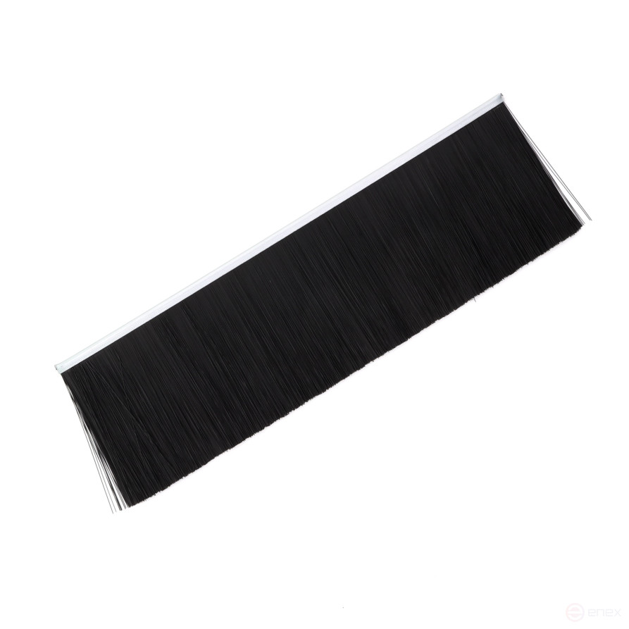 Strip brush linear sealer 2500*90*5 , pile height 85 mm PPL black 0.25 (EB-1125)