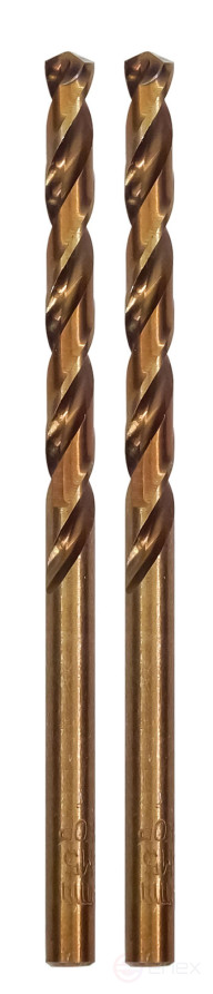Сверло для металла Р6М5 Ф4,3 мм, 2 штуки, блистер