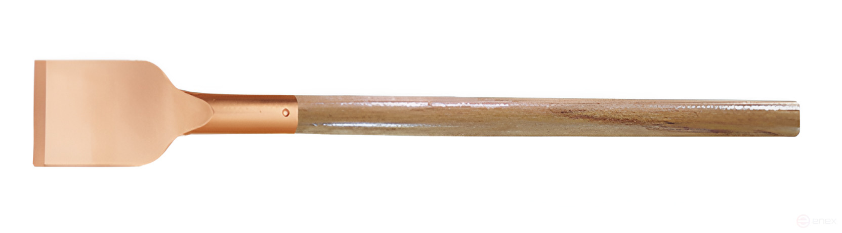 Scraper blade 50x690 mm wooden handle intrinsically safe BeCu 212-1002, HORTZ