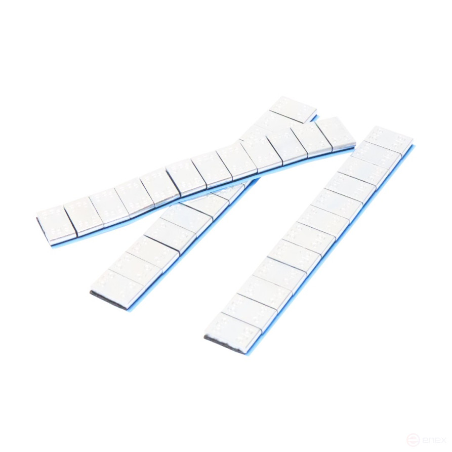 ACG 0086 Fe 100 LUXOR Груза самокл. оцинков 60 г (12*5) синий скотч с кромкой квадрат.(100 шт/уп) 1029421