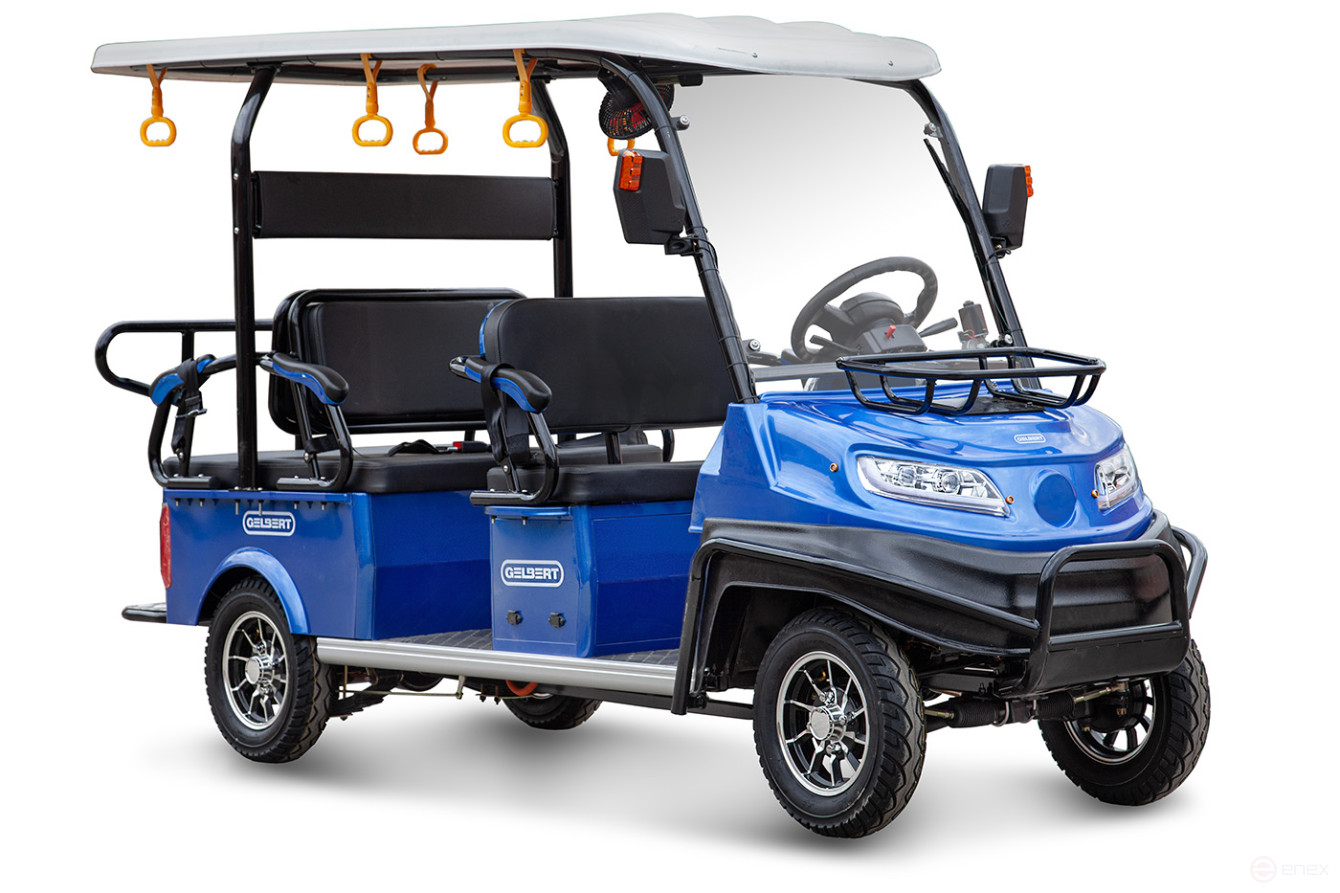 Mini golf cart Gelbert Venus 60V 1200W, red