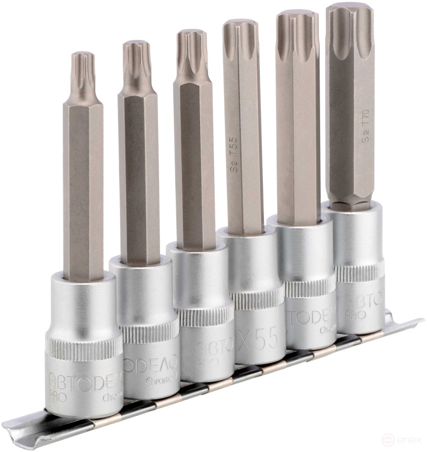 Set of heads insert TORX T40-T70 (DR1/2"; 6pr,) Avtodor PRO (39907)
