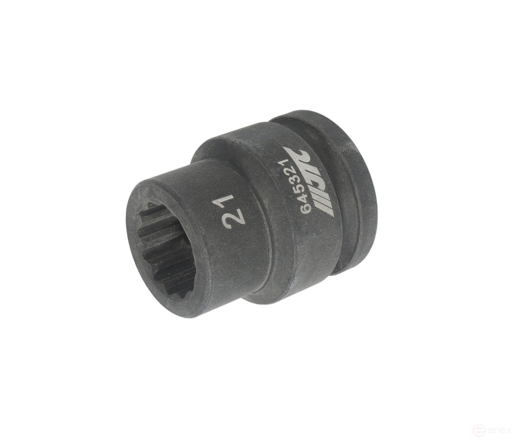 Головка торцевая 3/4" 21мм 12-ти гранная ударная L=51мм JTC