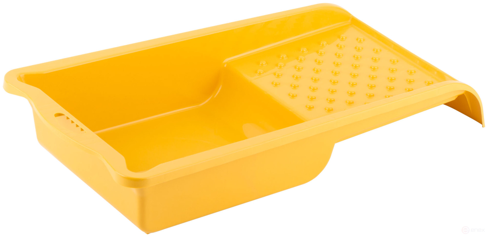 Yellow paint tray 350x170 mm, pedal for fixing
