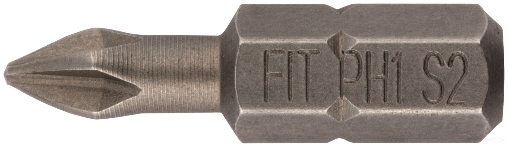 Биты CrMo сталь S2, упаковка блистер, односторонние 25 мм РН1, 20 шт.