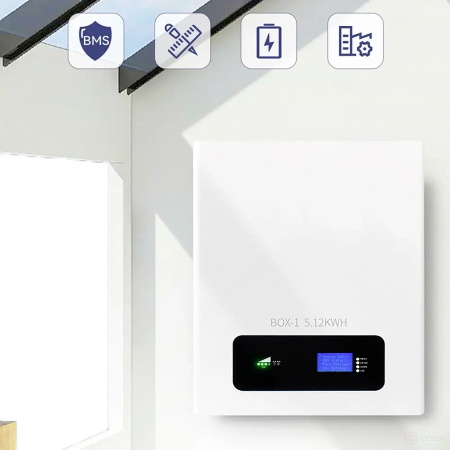 Литиевый аккумулятор тяговый LITJET GREEN LiFePO4 ( powerwall ) 51.2V 100Ah 5kWh 200A