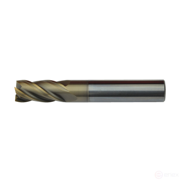 High-performance carbide end milling cutter D10x22x32x70x10 Z4 TiSiN