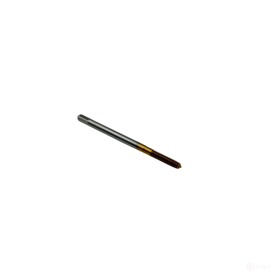 Метчик бесстружечный (раскатник) M 2.5х0.45 Р6М5К5 с покрытием TiN TORNERI Т025328