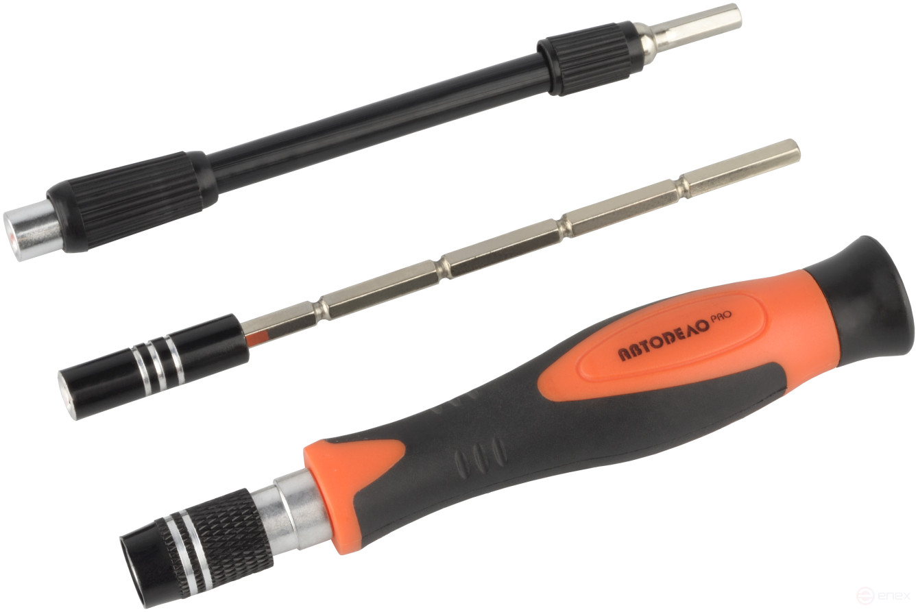 Набор отверток и насадок для точных работ 45 пр (пласт/ф) АвтоDело PRO 36734