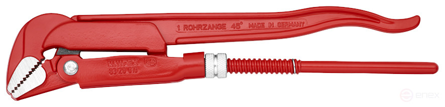 Ключ трубный 1 шведского типа, прям. губки 45°, Ø42 мм (1 5/8), L-320 мм, Cr-V