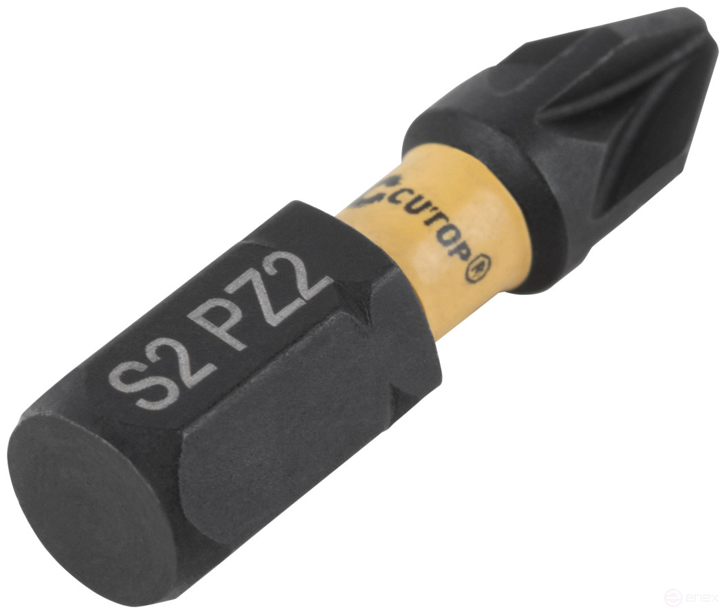 Набор торсионных бит, 2шт., CUTOP Profi Plus, PZ2, 25 мм