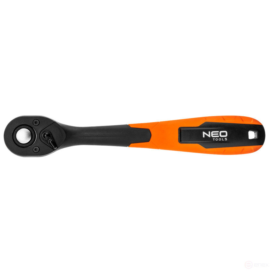 Ratchet wrench, curved 1/2", 250 mm