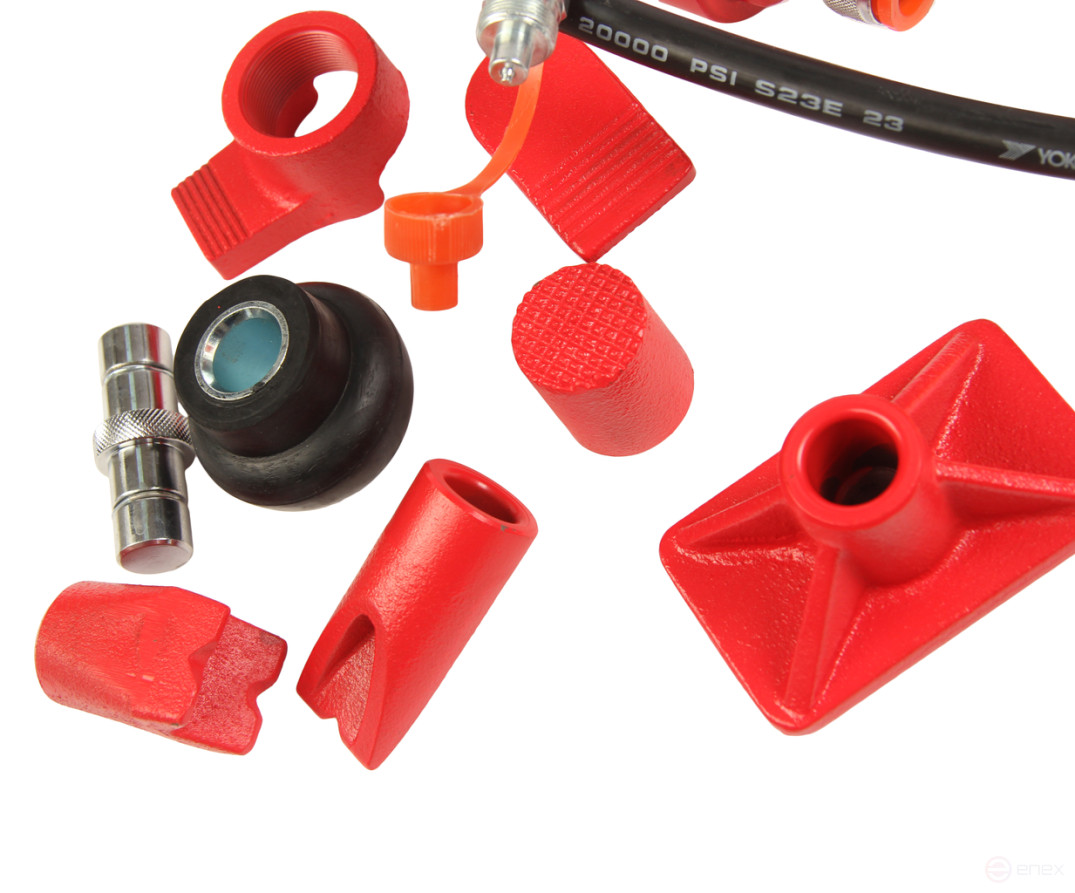 Hydraulic Bodywork Tool Kit, 4t force, 17 items in a JTC case