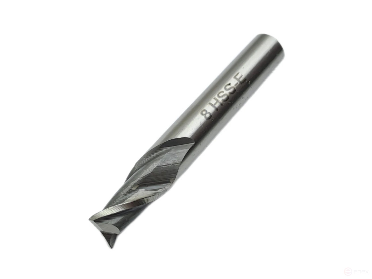 Keyway milling cutter with cylindrical shank f 8.0x11x55 mm R6M5K5 TORNERI T020868