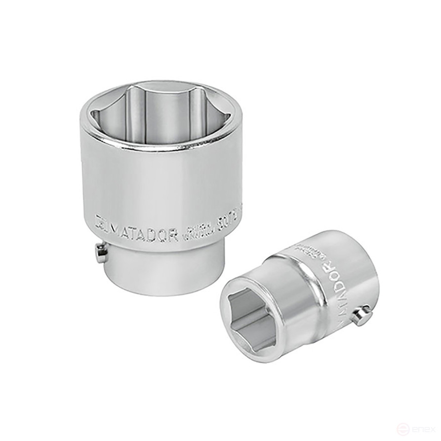 20 mm (3/4") Hexagon end head 55 mm