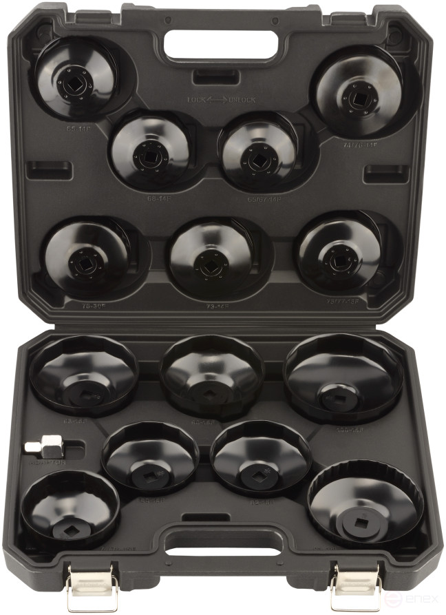 Набор ключей масляного фильтра "чашка" 15 пр. (АвтоDело) 40535