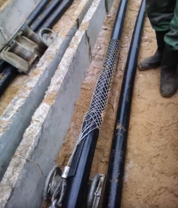 Side elongated cable stocking KCHB95/1U, 80-95mm, L=1500mm, 1 loop MALIEN