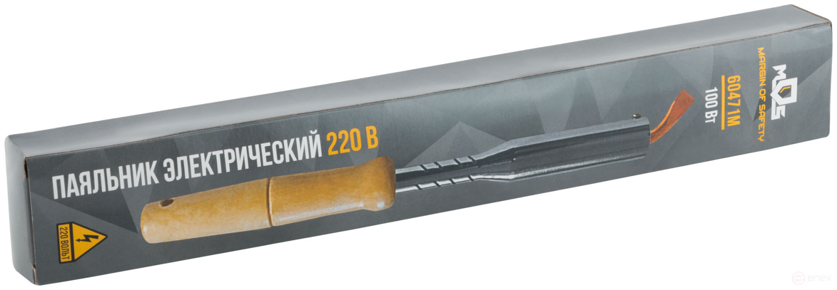 Паяльник деревянная ручка 100 Вт