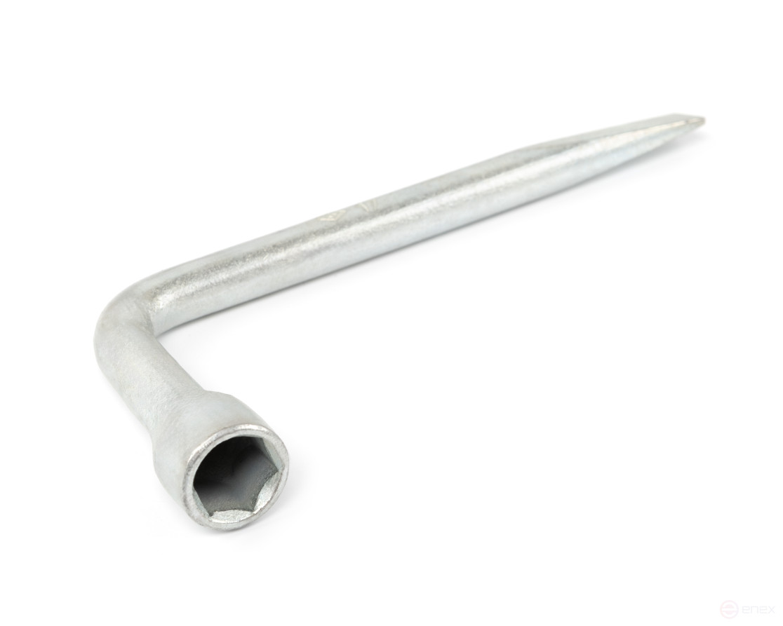 Ключ торцовый изогнутый 17 оцинкованный SITOMO BELARUS, L-194мм