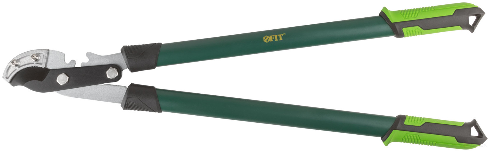 A knot cutter, Teflon. coating, anvil, gear. transmission, steel handles with rubberized. handles 755 mm