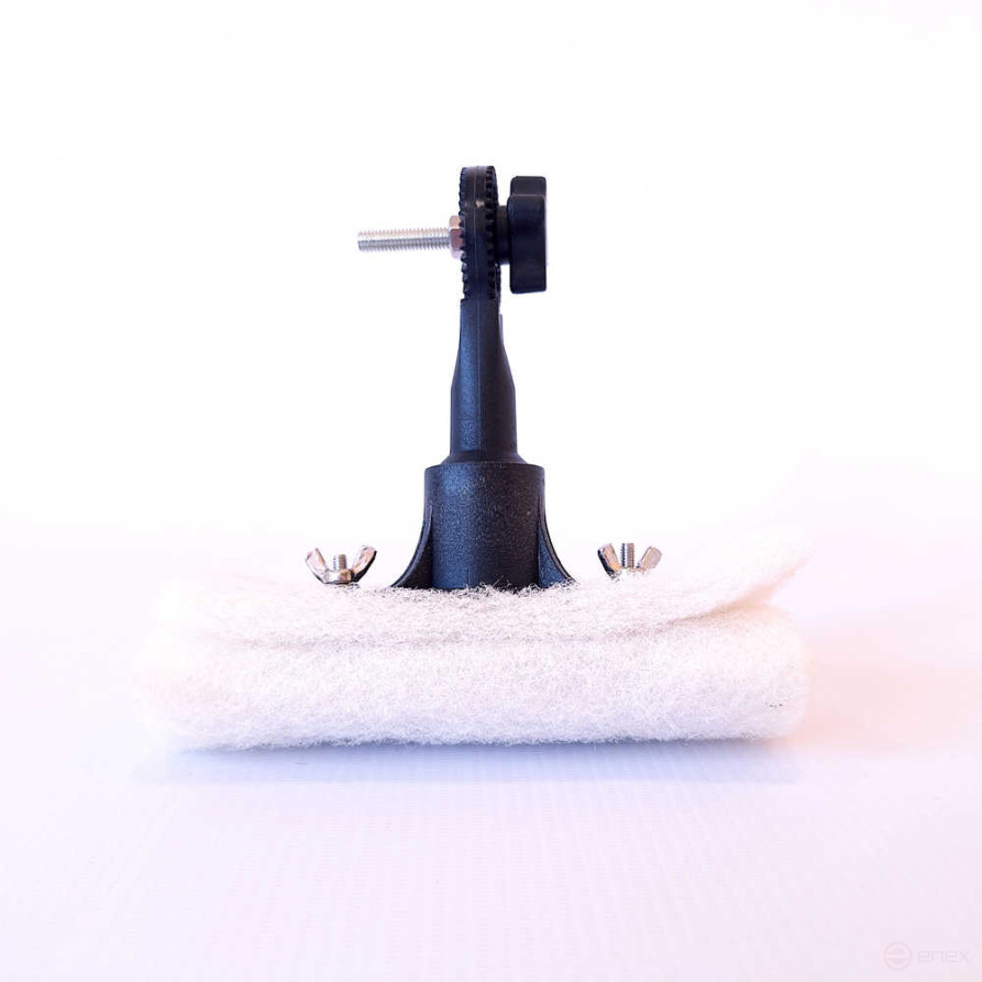 Вставка в угловой адаптер с белым абразивным падом