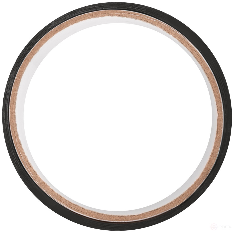 Лента клейкая сантехническая ПВХ для труб, черная, 50 мм х 0,5 мм х 1,5 м