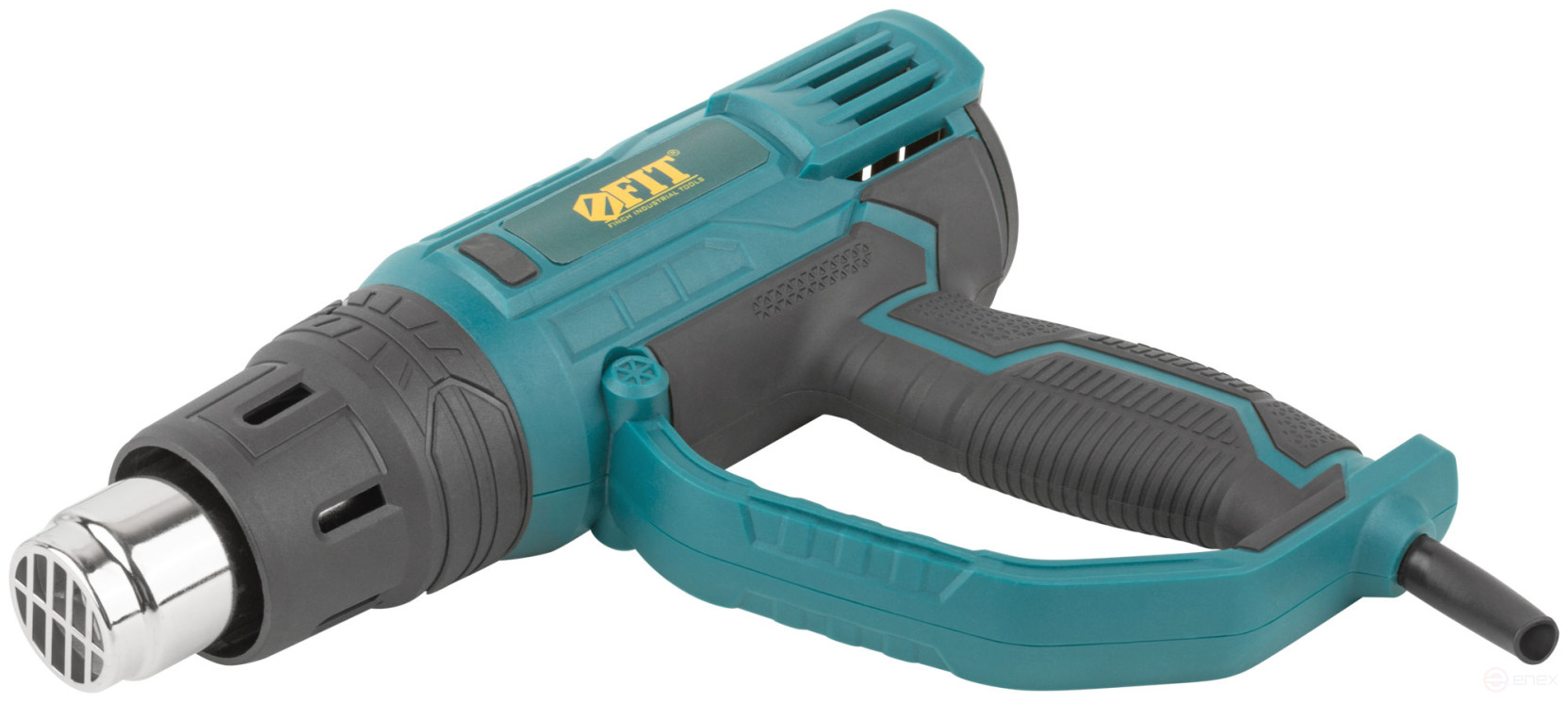 Фен технический 2000 Вт; 350/600 °C; 300/500 л/мин; рез. накл.; коробка