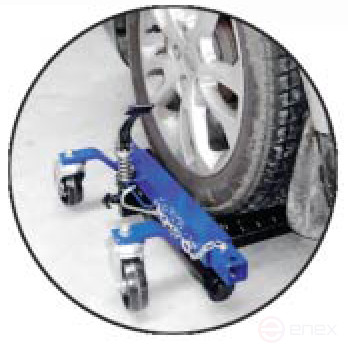 Trolley for car transportation T08014 AE&T 675kg (9")