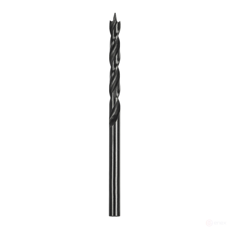 Wood drill bit PRACTICE 4 x 70 mm, W-sharpening, (1 pc.) blister, Profi series (775-563)