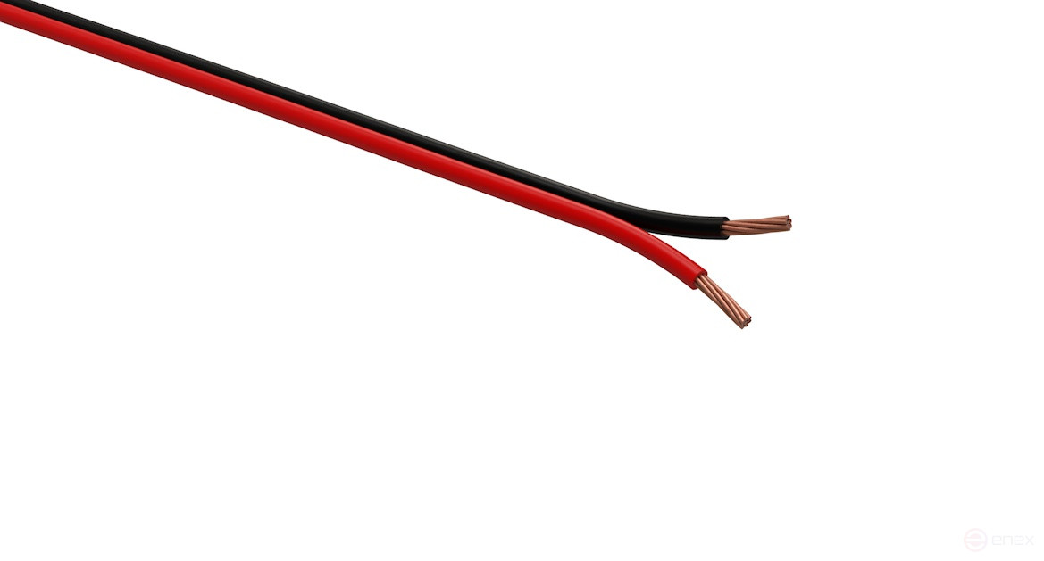 A-35-RB ERA Speaker cable 2x0.35 mm2 red and black 100 m