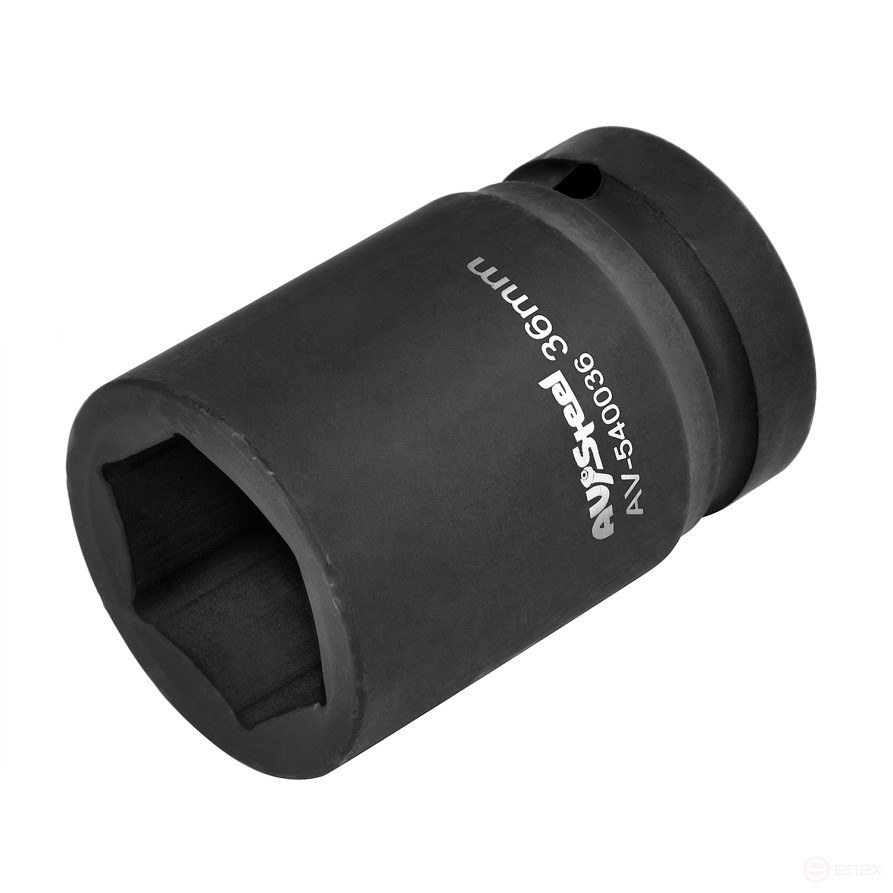 Головка 1" шестигранная 36мм "AV Steel" AV-540036