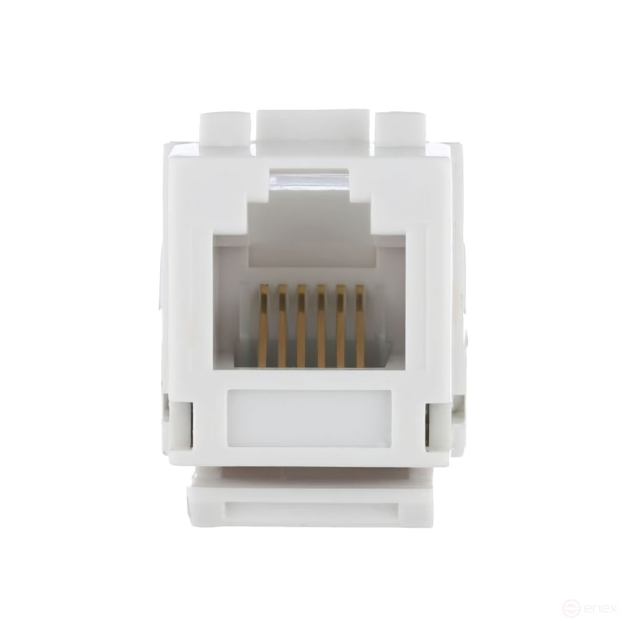Механизм розетки компьютерной RJ-45, кат.5е, UTP модуль (8 контактов)
