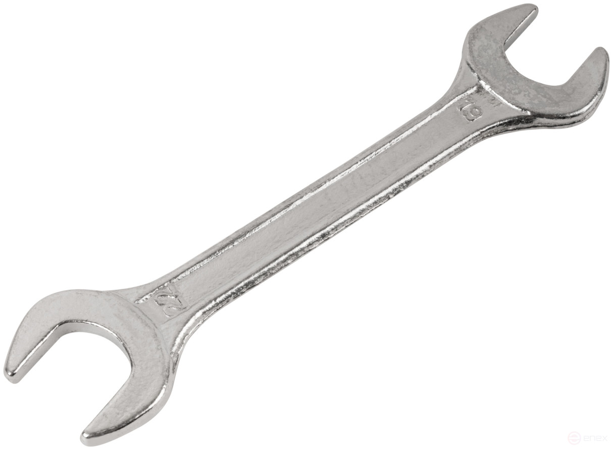 Ключ рожковый, хромированное покрытие 19х22 мм