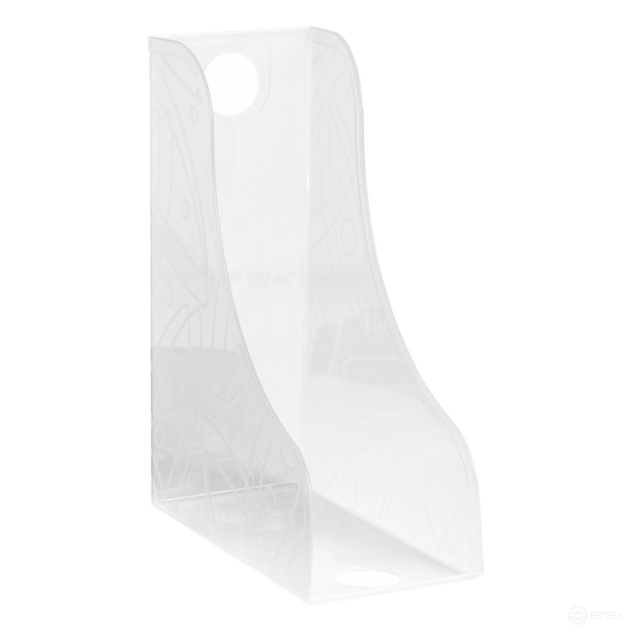 Paper tray vertical STAMP, transparent, width 118mm