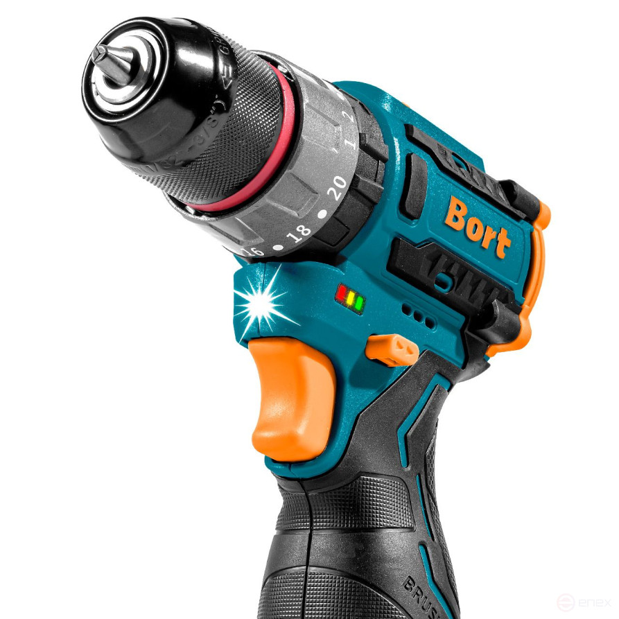 Cordless impact drill BORT BAB-16U (2x2A.h)