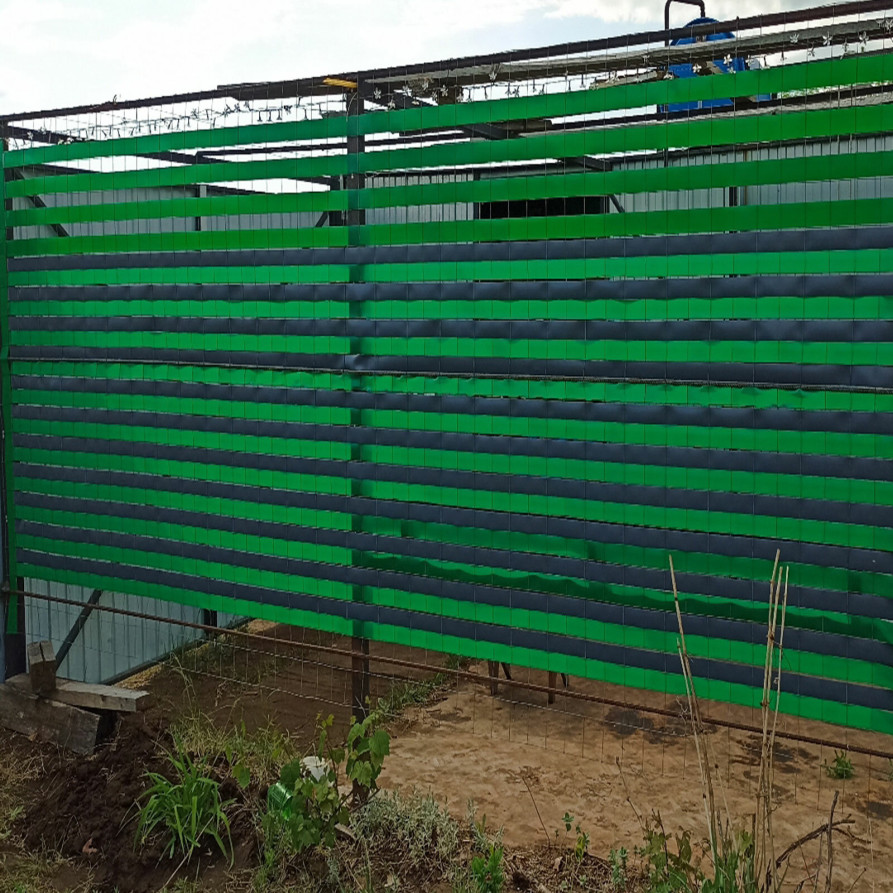 Fence tape 48mm length 50m green without clips