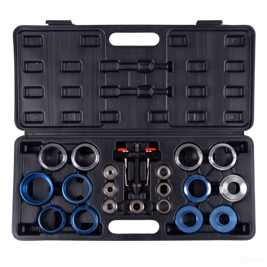 A set of mandrels for mounting and dismounting oil seals, 27-58 mm, case, 20 items AFFIX AF10380022C