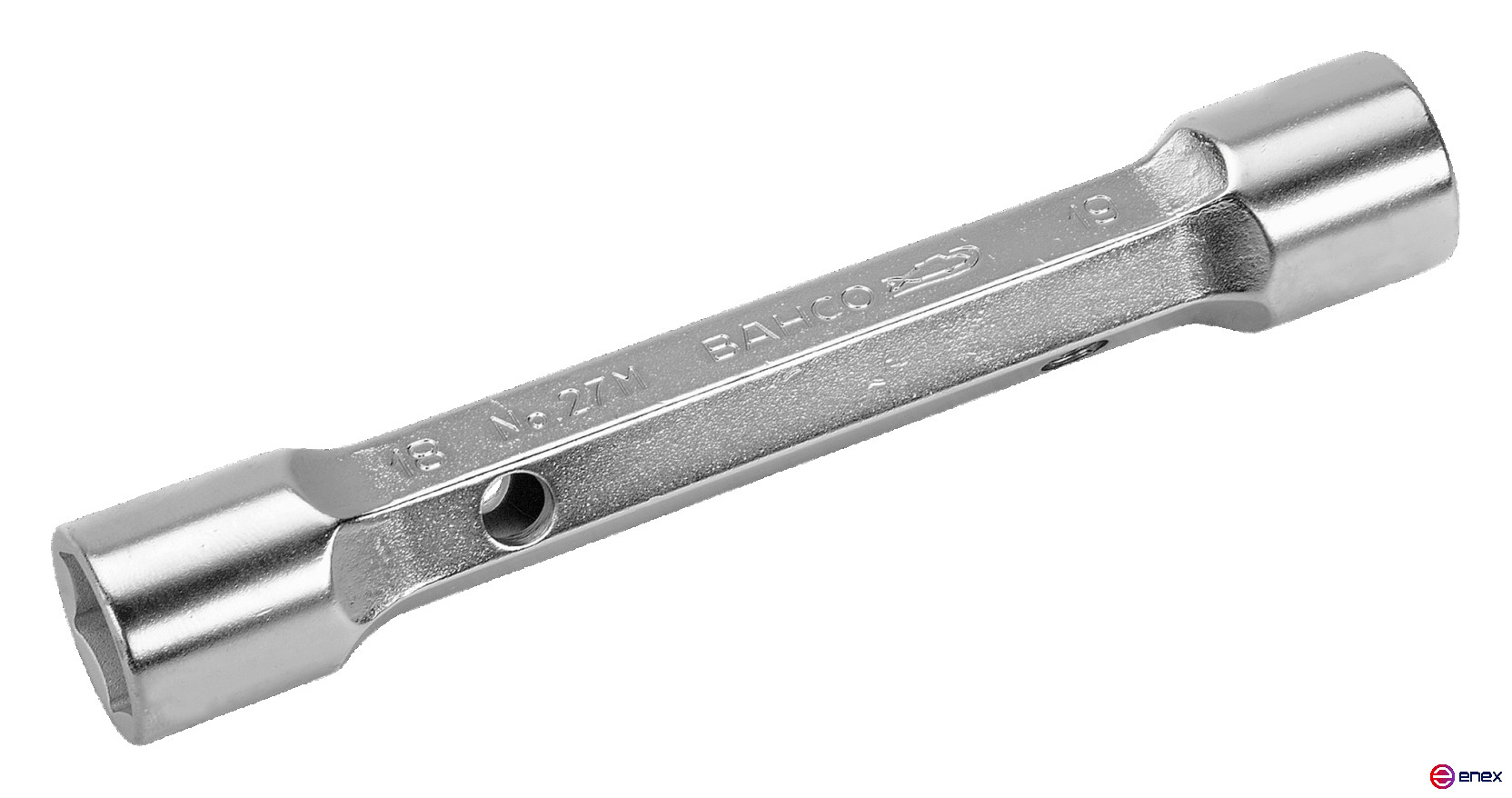 Ключ трубчатый двусторонний, 12x13 мм