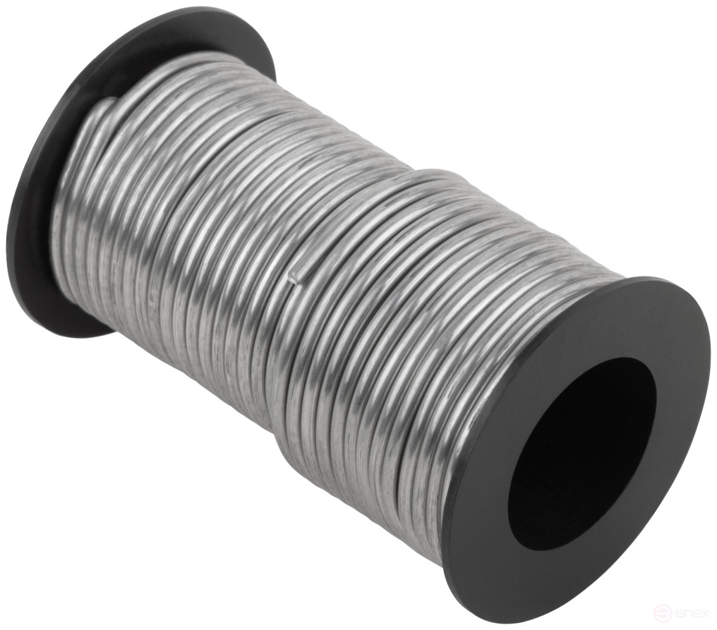 Solder POS 40 with rosin, wire diameter 1 mm, on a coil, 50 gr.