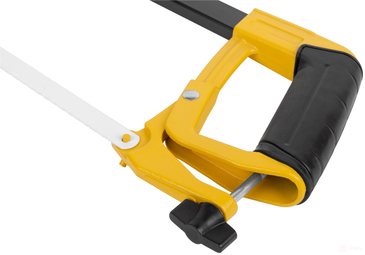 Ножовка по металлу 300 мм Профи, регулир.натяг, работа под углом 45 гр., прорезиненная ручка, полотно Bi-Metal